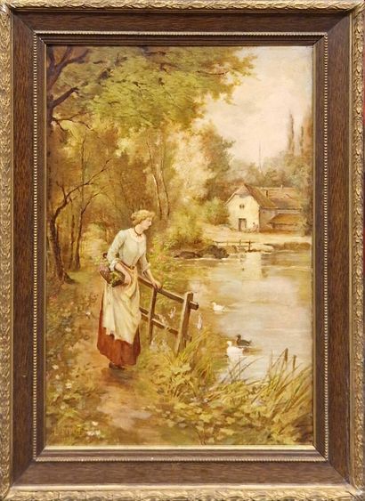 PIVOT Louis (XIX-XX)
l'été, 1907
Huile sur...