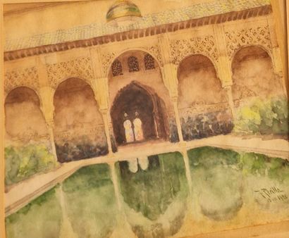 PERILLA Francesco (1874-c.1954)
Patio en...