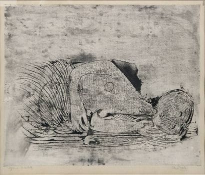 FRIEDLAENDER Johnny (1912-1998)
Le sommeil
Eau-forte...