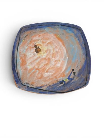CHENU Didier (né en 1956)
Assiette carrée,...