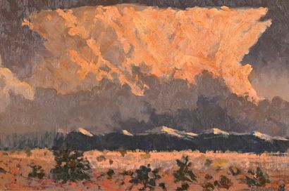 DOWNEY Dennis, born 1941
Anvil cloud, 1998
oil...