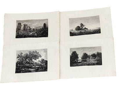 DAUBIGNY Charles-François, d'après 
Lot de...