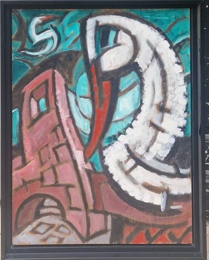 DAVIS Frédéric (1919-1996)
Cigogne
Huile...