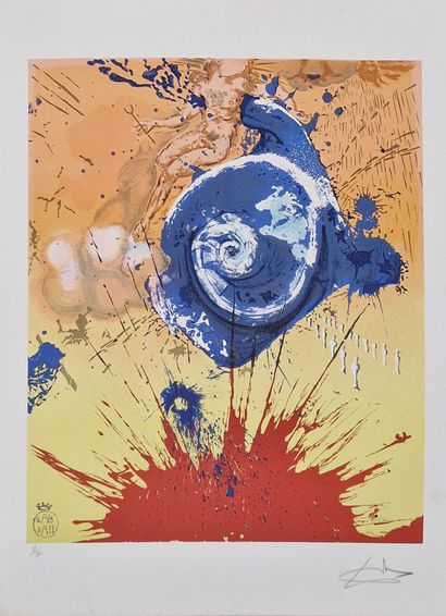DALI Salvador, d'après 
Aube éclatante
Lithographie...