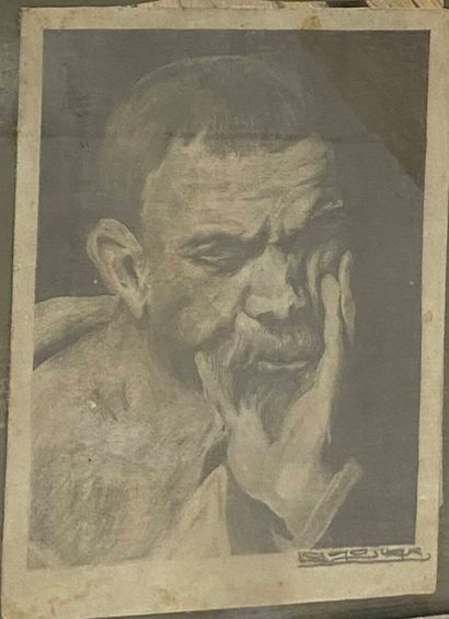ANONYME XX
Portrait de Van Gogh
Crayon sur...