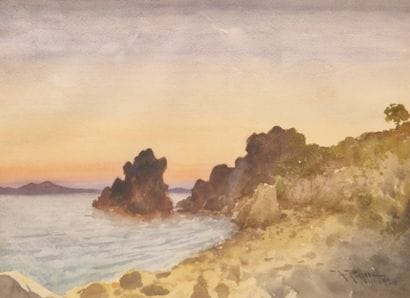 PERILLA Francesco (1874-c.1954)
Rochers en...