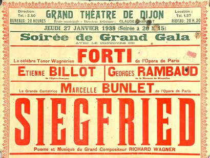 [AFFICHE - SPECTACLE]
Siegfried de Wagner,...