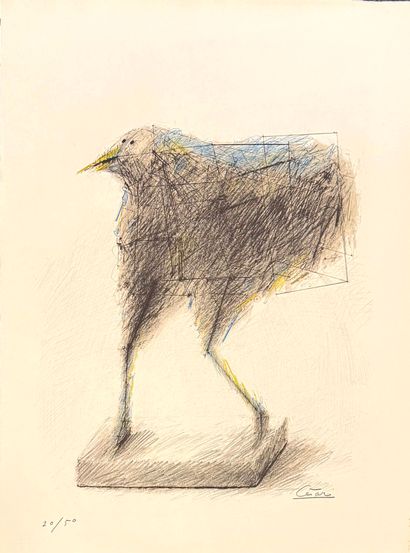CESAR, d'après
La poule noire
Lithographie...