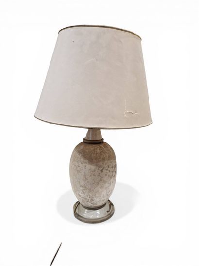 Raoul LACHENAL
Lampe de forme ovoïde en céramique...