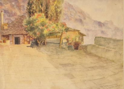 PERILLA Francesco (1874-c.1954)
Terrasse...