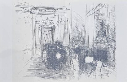 DUFY Raoul, d'après
Au salon
Lithographie...