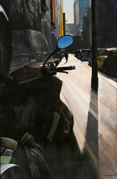 PONTECORVO Alain (né en 1936) 
Le ciel dans...