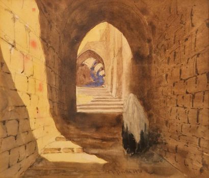 PERILLA Francesco (1874-c.1954)
Ruelle en...