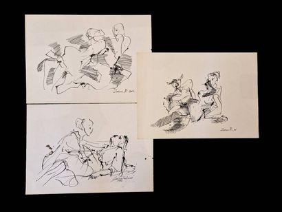 PAVLOVIC Zoran (1932-2006)
Scènes érotiques,...