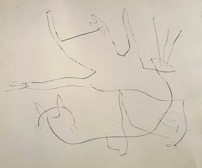 MIRO Joan (1893-1983)
Flux de l'aimant, 1964
gravure...
