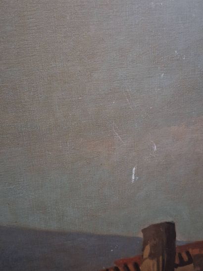 TSUKAMOTO Minoru (XX)
Vue de Pompéi, 1970
Huile...