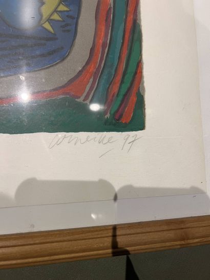 CORNEILLE (1922-2010)
Premier soleil, 1997,...