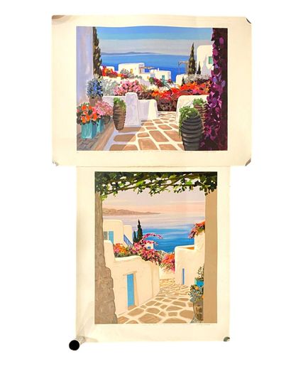 CARSUZAN Jean-Claude (1938)
Paysages de Grèce...