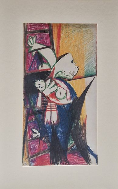 PICASSO Pablo, d'après
Etude préparatoire...