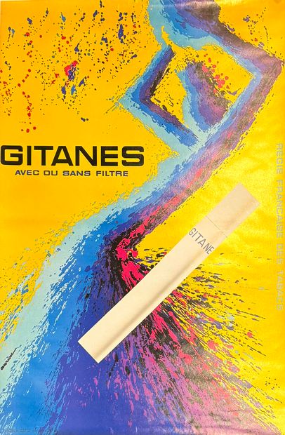 [PUBLICITE] 
PINEL, d'après 
Gitanes, affiche...