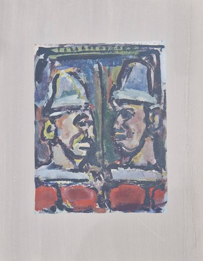 ROUAULT Georges, d'après
Les deux anciens,...