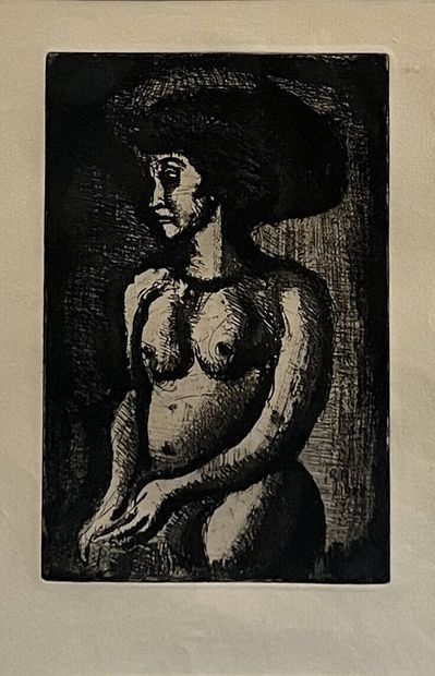 ROUAULT Georges, d'après 
Femme nue vers...