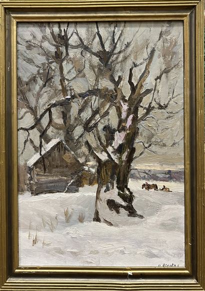 YABLOKOV Nikolaï (né en 1922)
Journée d'hiver...