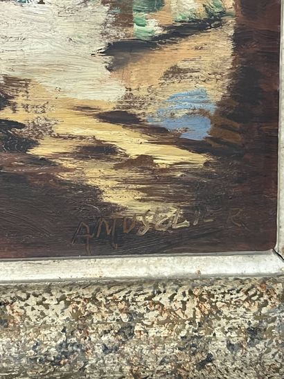 MUSELIER Amédée (1877-1949)
Pont rose
Huile...