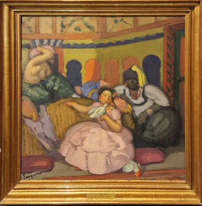 FARGEOT Ferdinand (1880-1957)
the Harem 
Oil...