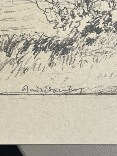 DAUCHEZ André (1870-1948)
Paysage aux maisons,...