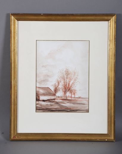 BELMONDO Paul (1898-1982)
Paysage à l'arbre...
