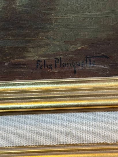 PLANQUETTE Félix (1873-1964)
Vaches s’abreuvant...