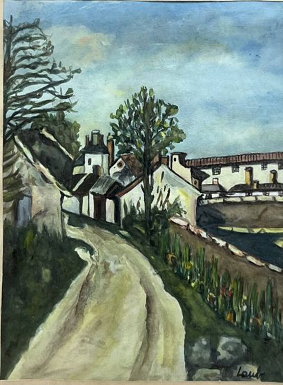 LAUB (XX) d'après Paul CEZANNE
La maison...