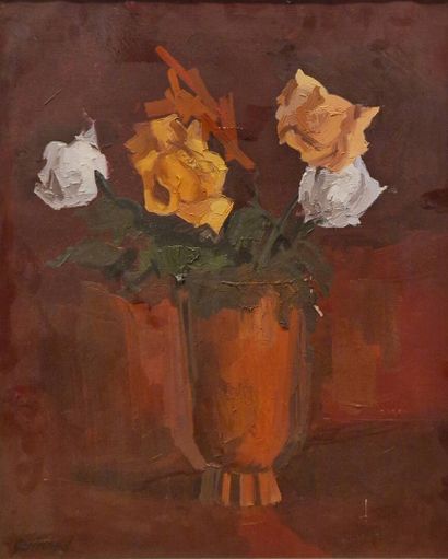 GUINAND Pierre (1907-1997)
Red Pot and Four...
