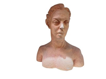 WEINBERG (XX)
Femme, 59
Buste en terre cuite,...