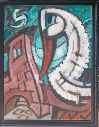 DAVIS Frédéric (1919-1996)
Cigogne
Huile...
