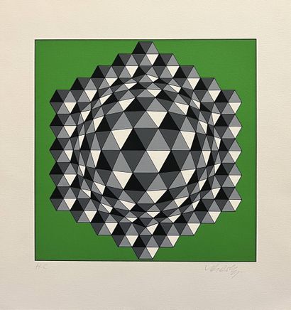 VASARELY Victor (1906-1997)
hegger, 1985
Sérigraphie...