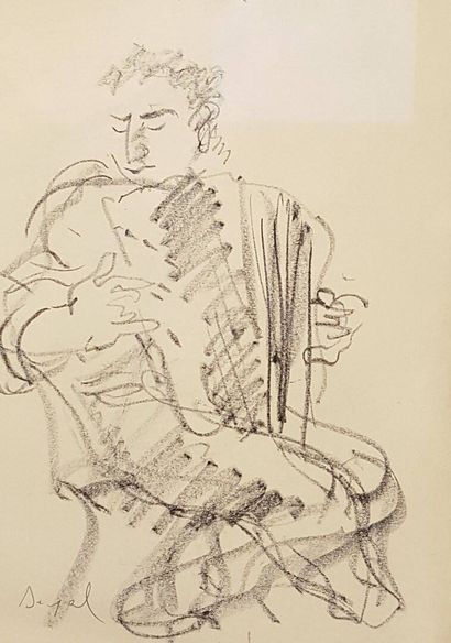 DEGAL Simone, née en 1925,
Baigneuse et enfant...