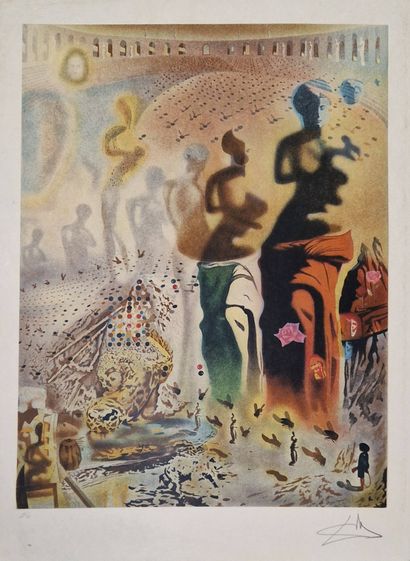 DALI Salvador, d'après 
Le toréador hallucinogène,...