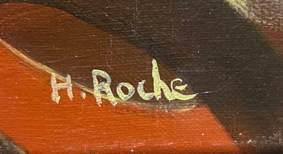 ROCHE H (XX-XXI)
Composition abstraite organique,...
