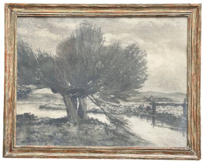 JEANÉS Sigismond(1862-1952) 
Trois arbres...