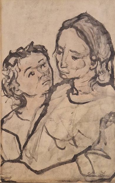 ZACK Léon (1892-1980)
Two Women
Ink and black...