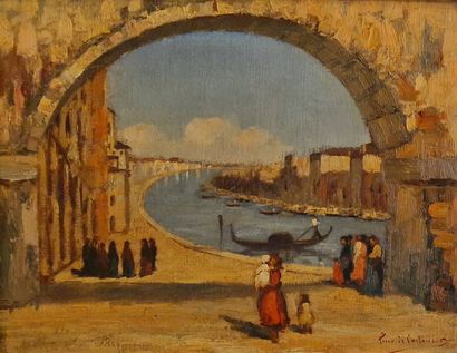 PESSINA DA CASTANEDO Pino (1911-1991)
Venise
Huile...