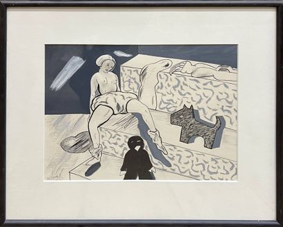 DESSONS Pierre (1936-2022)
Le petit chien,...