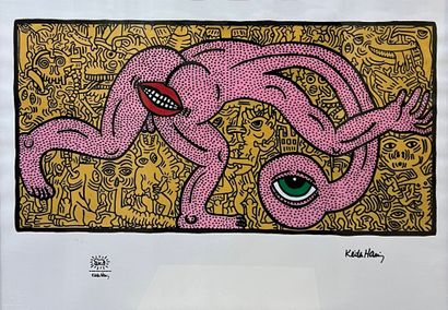 HARING Keith, d'après 
Sans titre, 
Reproduction...