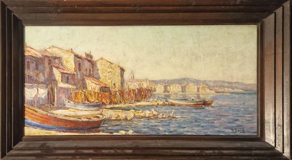 BARLE Maurice (1903-1961)
Mediterranean port...