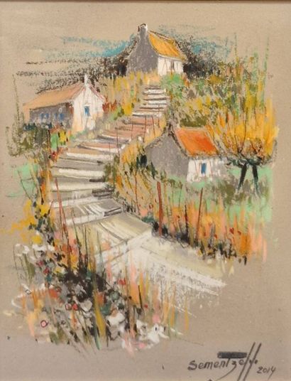 SEMENTZEFF Michel (1933-2019)
L'escalier,...