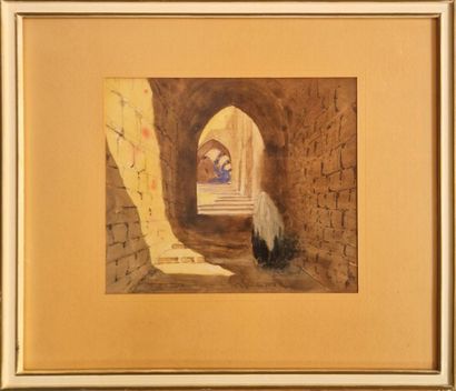 PERILLA Francesco (1874-c.1954)
Ruelle en...