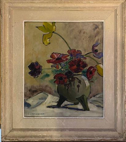 LALLEMAND Louis (1891-1959)
Bouquet 
Huile...