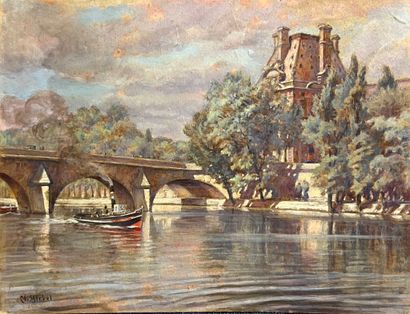 MIRBEL Claude (1874-?)
Bateau à vapeur sous...